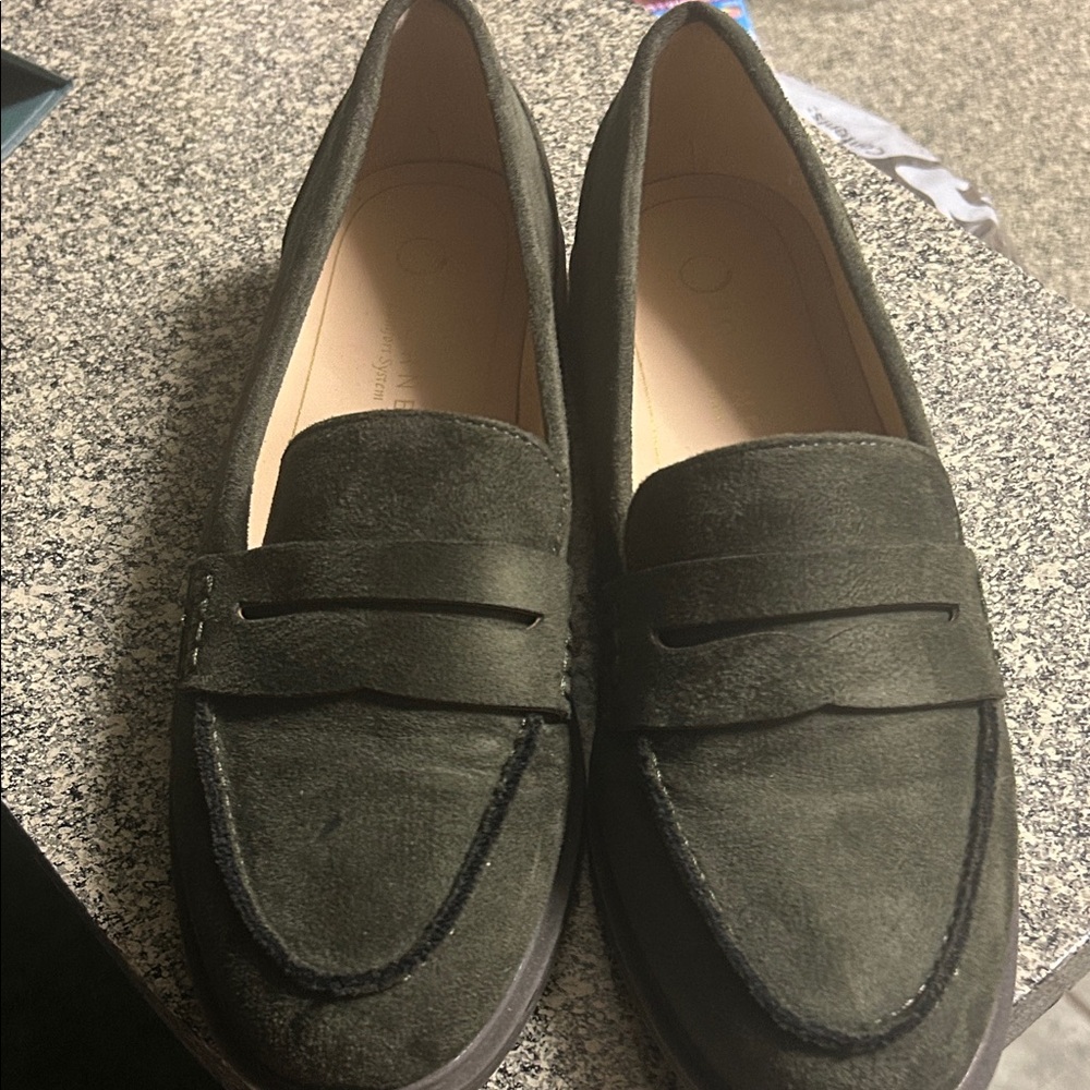 Journee Collection Olive Green Loafers